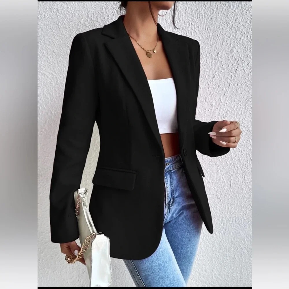 Sergio Hudson x Target 🎯 fitted Black Ladies Blazer - Picture 2 of 7